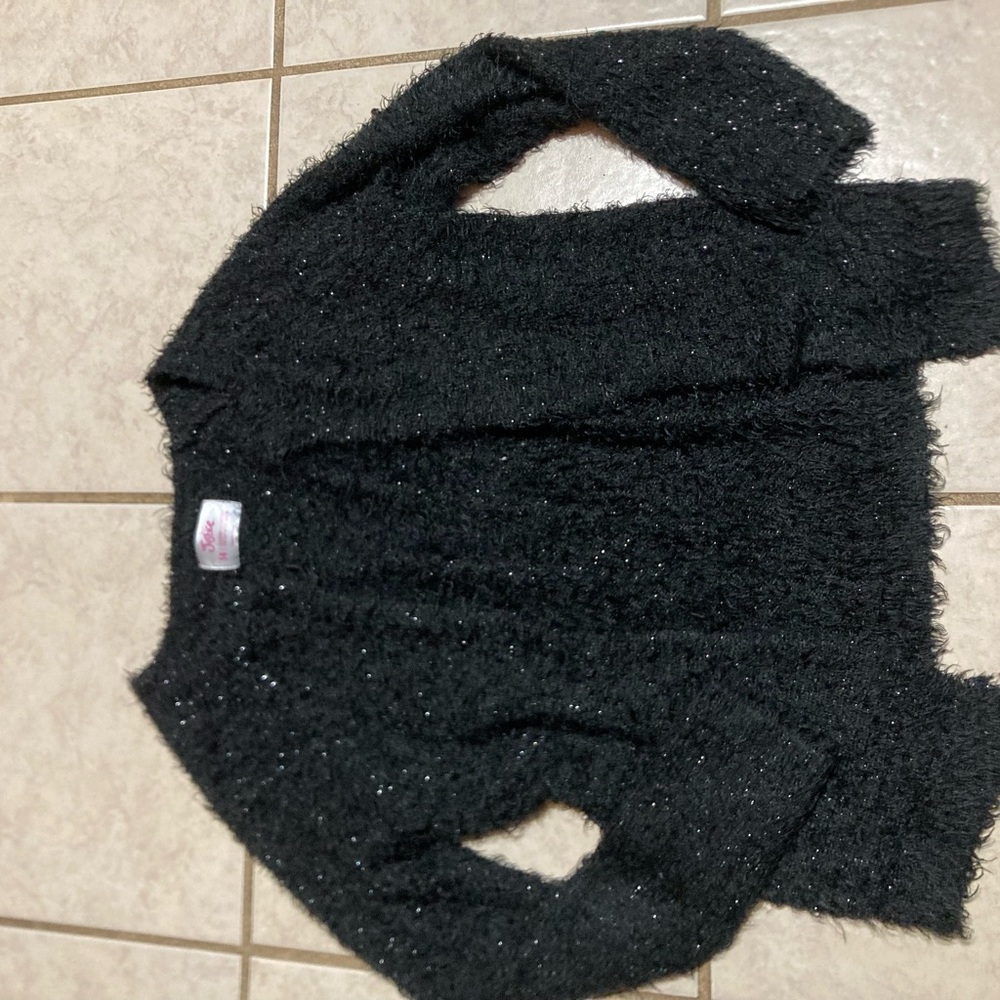 Girls Justice Fuzzy Sweater